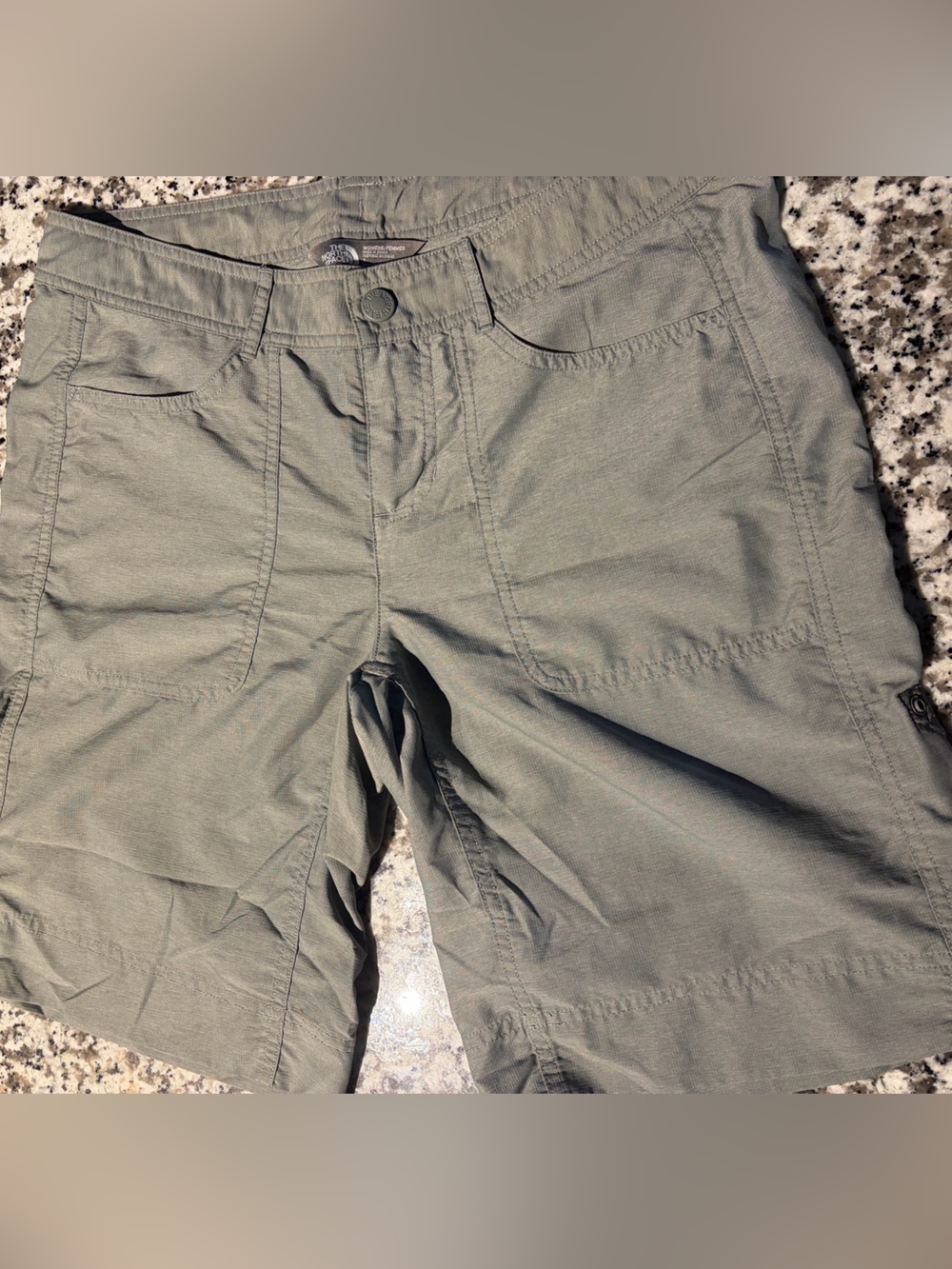 The North Face Womens Olive Gray Outdoor Cargo Pants